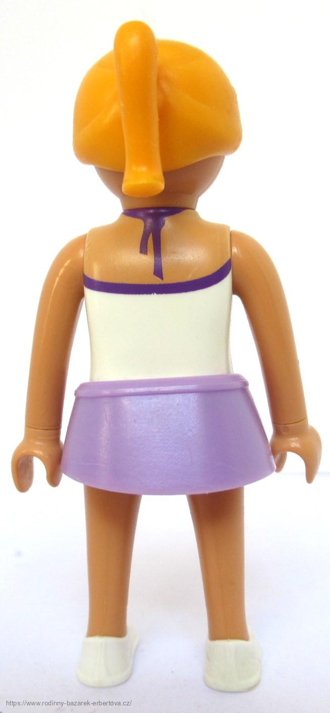 PLAYMOBIL figurka paní sportovkyně Tenistka + sundavací sukně