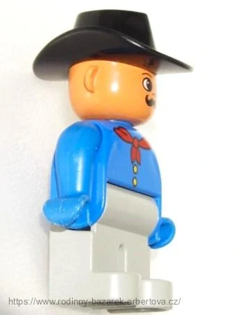 LEGO DUPLO figurka / postavička dospělák Pán / Tatínek / Kovboj