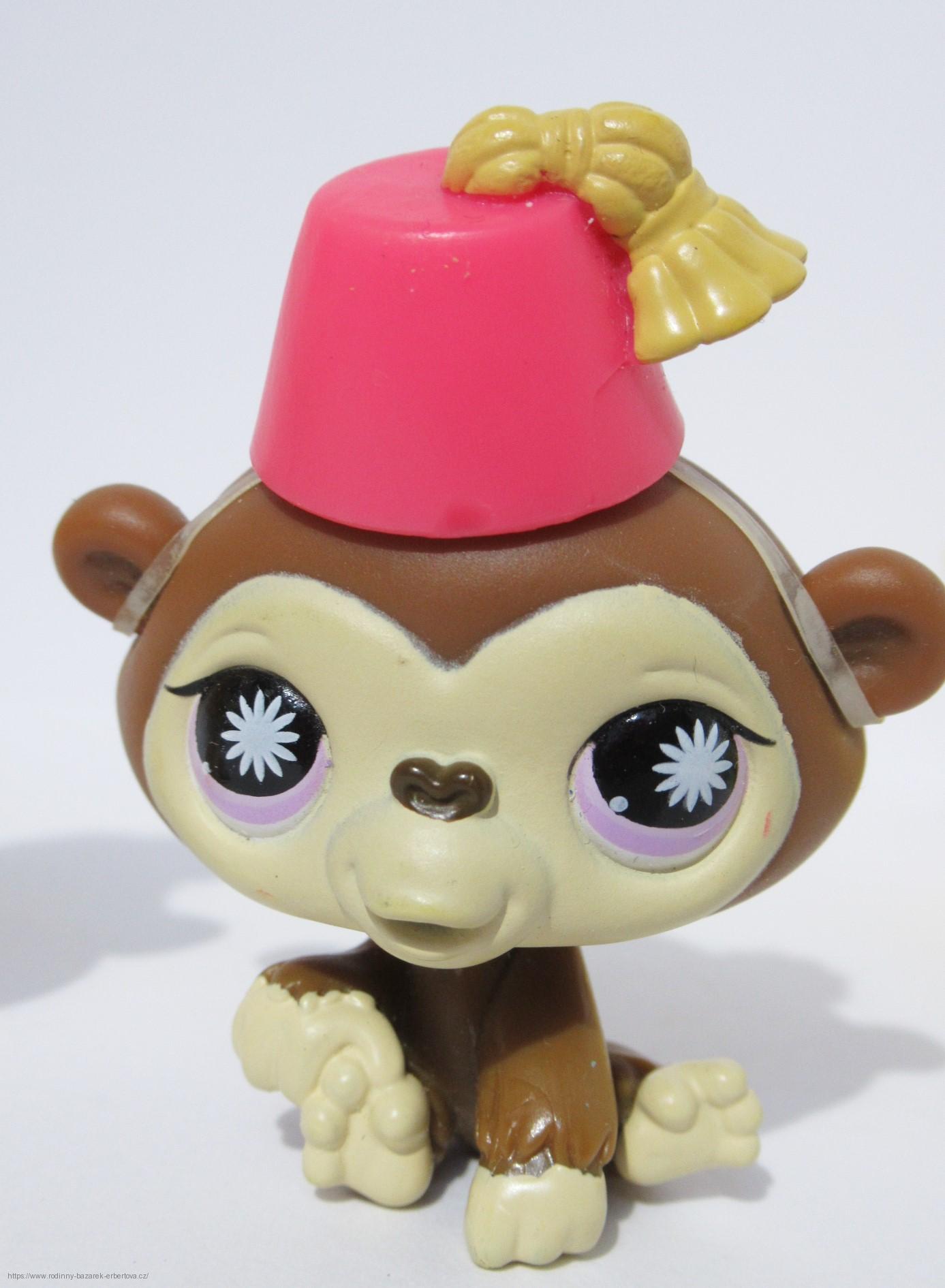 LITTLEST PET SHOP původní sestava Opička Šimpanz LPS 834 + Orangutan LPS 835