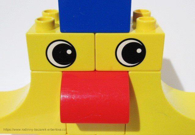 LEGO DUPLO 9x kostka zvířátko Kuře 12cm č.2