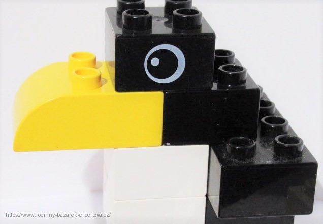 LEGO DUPLO 10x kostka Penguin Set 1739 Tučňák