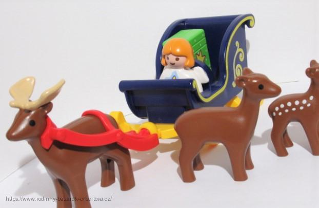 PLAYMOBIL 123 ze setu 6787 Santa Claus na saních