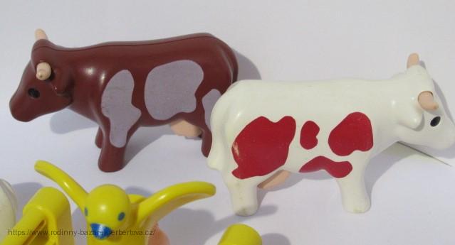 PLAYMOBIL 123 Farma zvířátka Prasátko Ovečka Kravička Holub Pes č.1