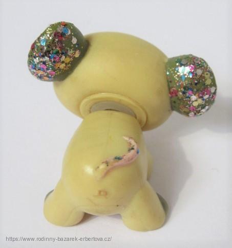 LITTLEST PET SHOP myšička myš LPS 115 + červený magnet