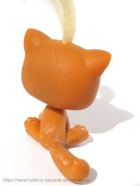LITTLEST PET SHOP  kočka SHC s vlásky LPS 226 + červený magnet