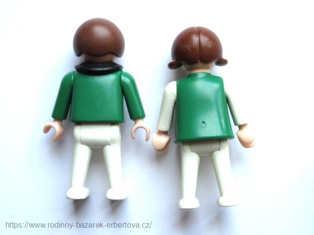 PLAYMOBIL figurka Díte holčička Holka + Kluk + límeček