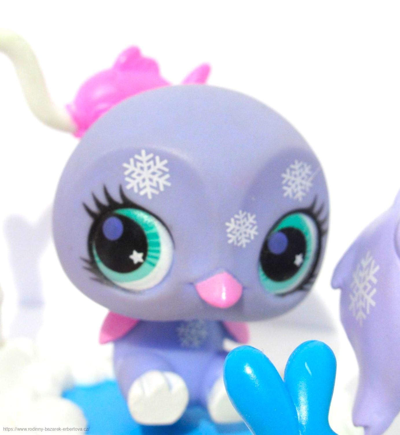 LITTLEST PET SHOP originál sestava set Adventní kalendář  Činčila LPS 2828 + Ovčácký pes LPS 2829 + Tučňák LPS 2830