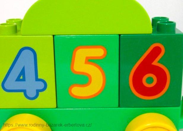LEGO DUPLO Vlak vláček + kostky počítání 