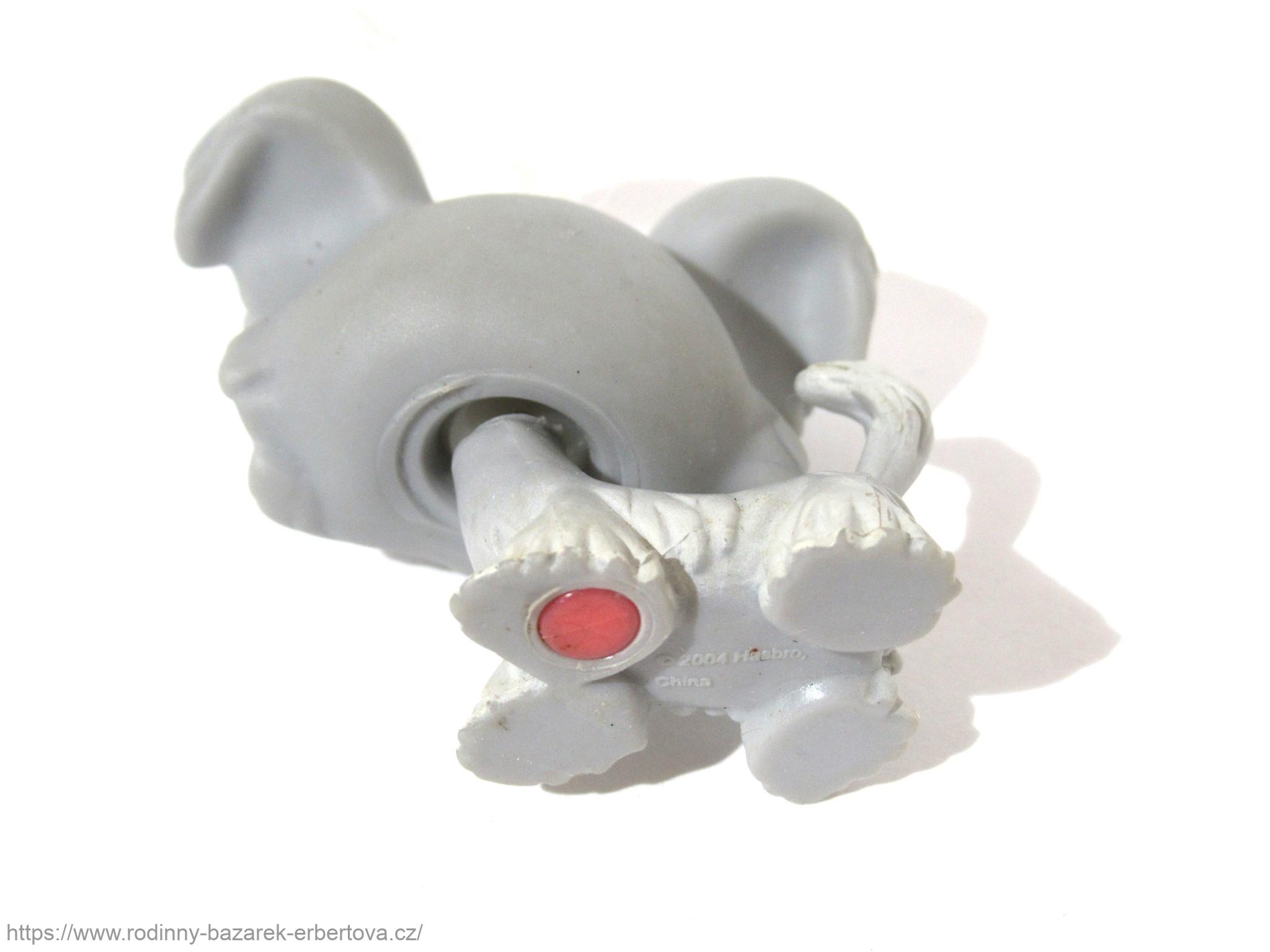LITTLEST PET SHOP pes Shi Tzu s vlásky LPS 227 + červený magnet