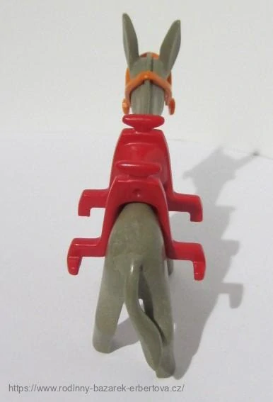 PLAYMOBIL Farma zvířátko Osel Oslík + sedlo + ohlávka 