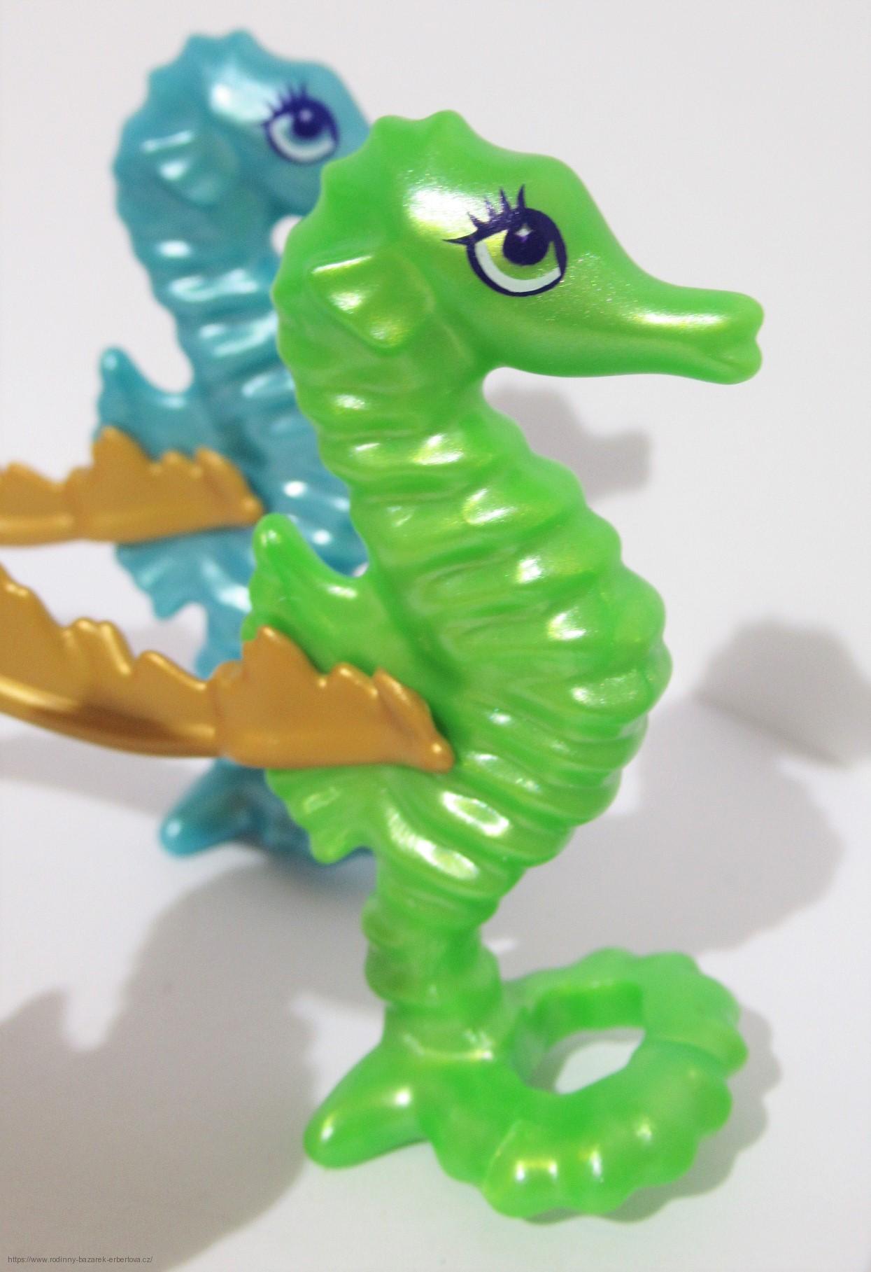 PLAYMOBIL figurka Pán Moří + Kočár + 3x Mořský Koník