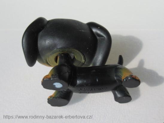 Littlest Pet Shop pes ORIGINÁL ! Jezevčík LPS 325 + magnet