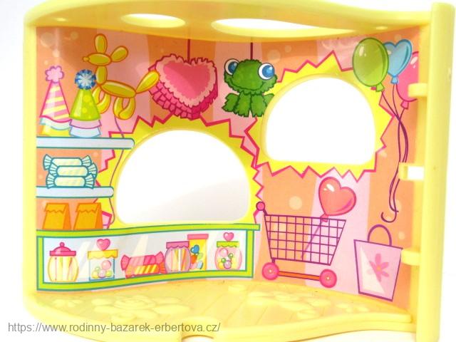 LITTLEST PET SHOP původní sestava Pet Nooks Žába LPS 474 magnet č.2 + domeček místnost Prodejna  