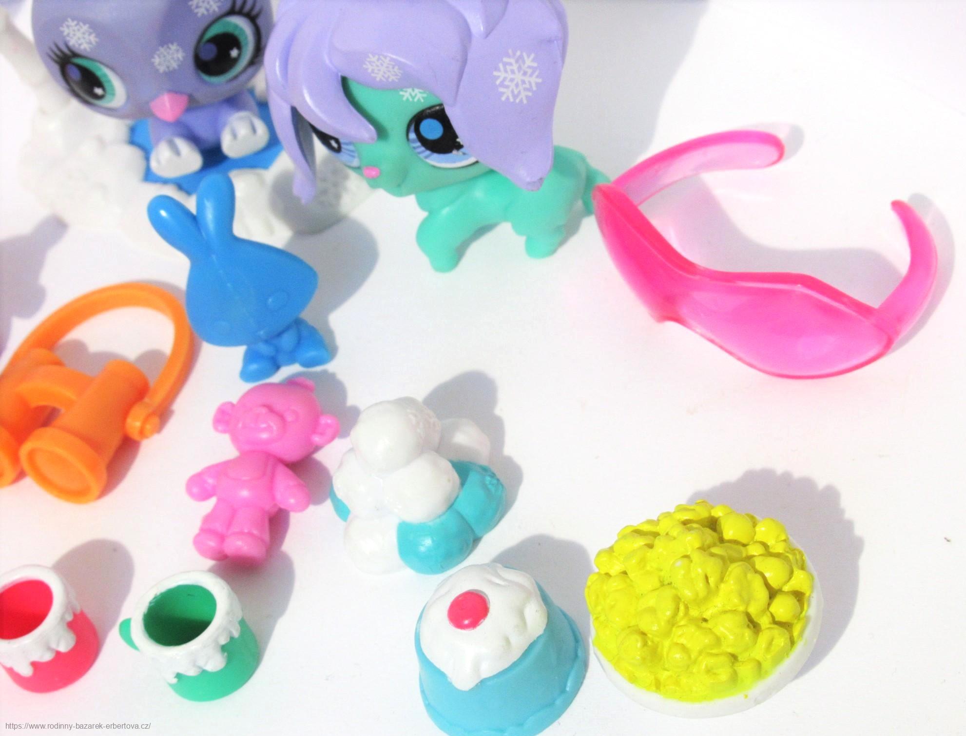 LITTLEST PET SHOP originál sestava set Adventní kalendář  Činčila LPS 2828 + Ovčácký pes LPS 2829 + Tučňák LPS 2830
