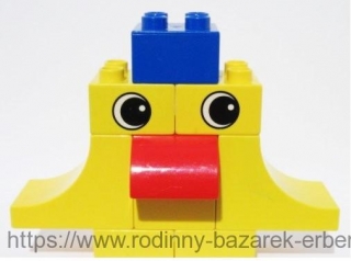LEGO DUPLO 9x kostka zvířátko Kuře 12cm č.2