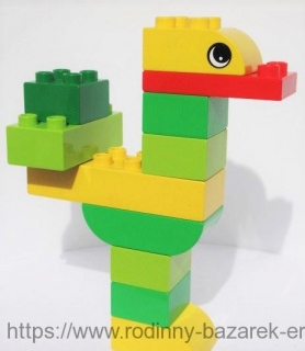 LEGO DUPLO 11x kostka zvířátko Pták 17 cm