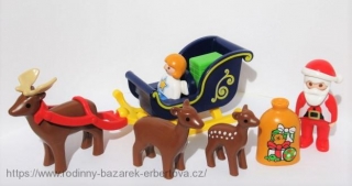 PLAYMOBIL 123 ze setu 6787 Santa Claus na saních