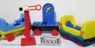 PLAYMOBIL 123 Vlak Vagóny Hodiny