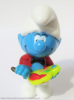 Kinder Surprise Ferrero figurka Šmoula - Malíř (NV134)