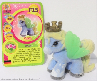 Simba FILLY kůň koníček Poník svítící křídla Strážce Fawn č.1 + kartička
