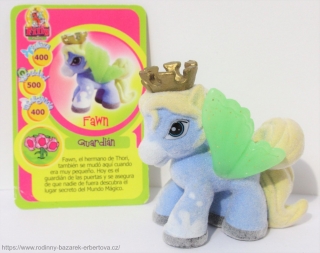Simba FILLY kůň koníček Poník svítící křídla Strážce Fawn č.4 + kartička