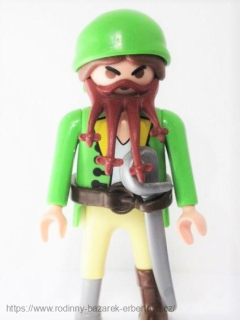 PLAYMOBIL figurka Pán figurka muž Pirát + šavle