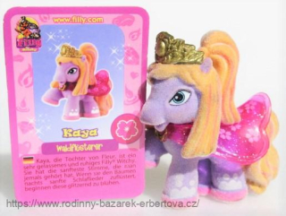 Simba FILLY kůň koníček Poník Filly Witchy Kaya + Kartička - rodina Květina