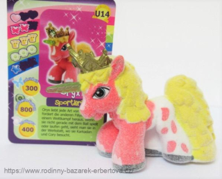 Simba FILLY kůň koníček Poník / Jednorožec Oryx č.2 + Kartička U14