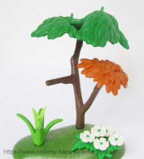 PLAYMOBIL doplněk zeleň Strom Bidýlko + Květina