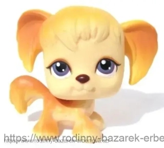 LITTLEST PET SHOP pes Kokršpaněl LPS 291 + červený magnet č.2
