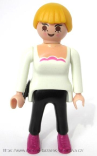 PLAYMOBIL figurka Paní prodavačka z cukrárny + peněženka