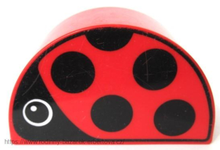 LEGO DUPLO kostka s potiskem Beruška 4x2