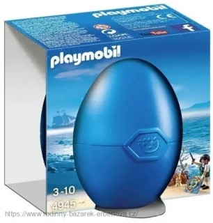 PLAYMOBIL 4945 figurka Pirát Honba za pokladem Velikonoční vajíčko NOVÉ