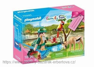 Playmobil 70295 Family fun Zoo oštřovatelka + zvířátka