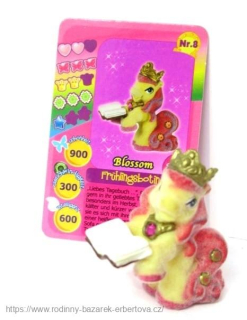 Simba FILLY kůň koníček Poník Filly Elves Bloosom mládě + kniha + kartička
