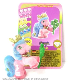 Simba FILLY kůň koníček Poník Filly Elves Ronja mládě + čtyřlístek + kartička