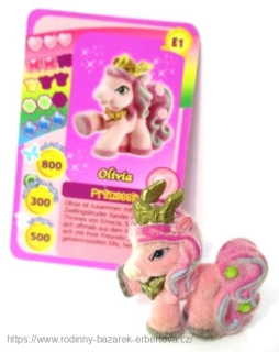 Simba FILLY kůň koníček Poník Filly Elves Isabella mládě Princezna Olivia + kartička