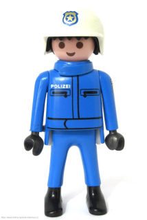 PLAYMOBIL figurka Pán policista + přilba