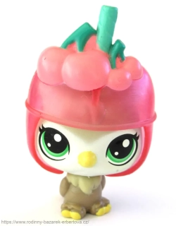 LITTLEST PET SHOP Slushie Squad sovička SOVA LPS (#4-177) + čepička