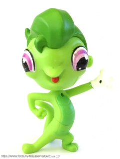LITTLEST PET SHOP vyměnitelná hlavička Vinnie Ještěr Gekon LPS