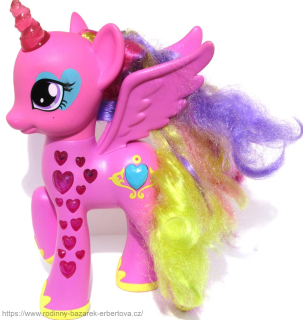 MY LITTLE PONY zvířátko XL MLP pony princezna Cadance - na baterie Zpívá Bliká 20cm