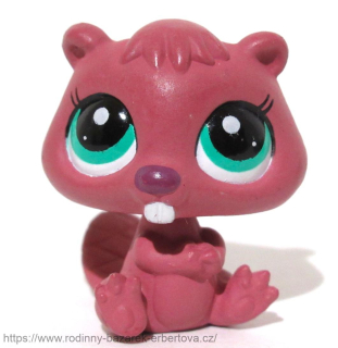 LITTLLEST PET SHOP miminko Bobr z přívěšku