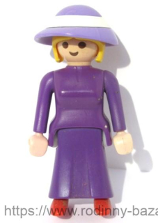 PLAYMOBIL figurka Paní v šatech + klobouk