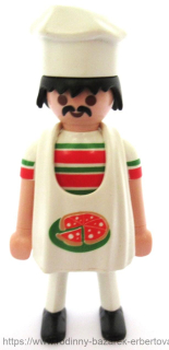 PLAYMOBIL figurka restaurace Kuchař Pizza