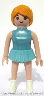 PLAYMOBIL figurka paní sportovkyně Bruslařka + sukně