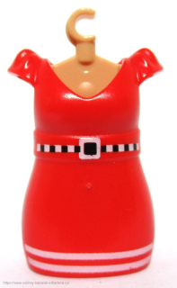PLAYMOBIL oblečení Vánoční  Šaty č.1 + ramínko