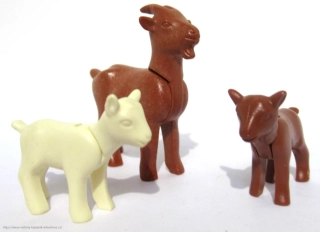 PLAYMOBIL Farma zvířátko 2x mládě Kůzle + 1x Koza