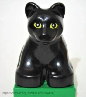 LEGO duplo ZOO zvířátko kočkovitá šelma Panter mládě  kostka