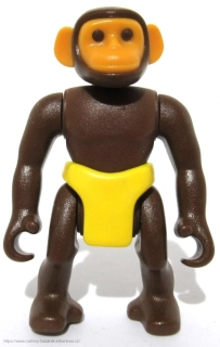 PLAYMOBIL ZOO / Cirkus zvířátko Opice / Opička / Šimpanz + obleček 