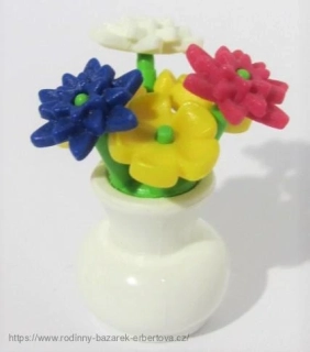 PLAYMOBIL doplněk zeleň kytka květina  Váza a Kytice